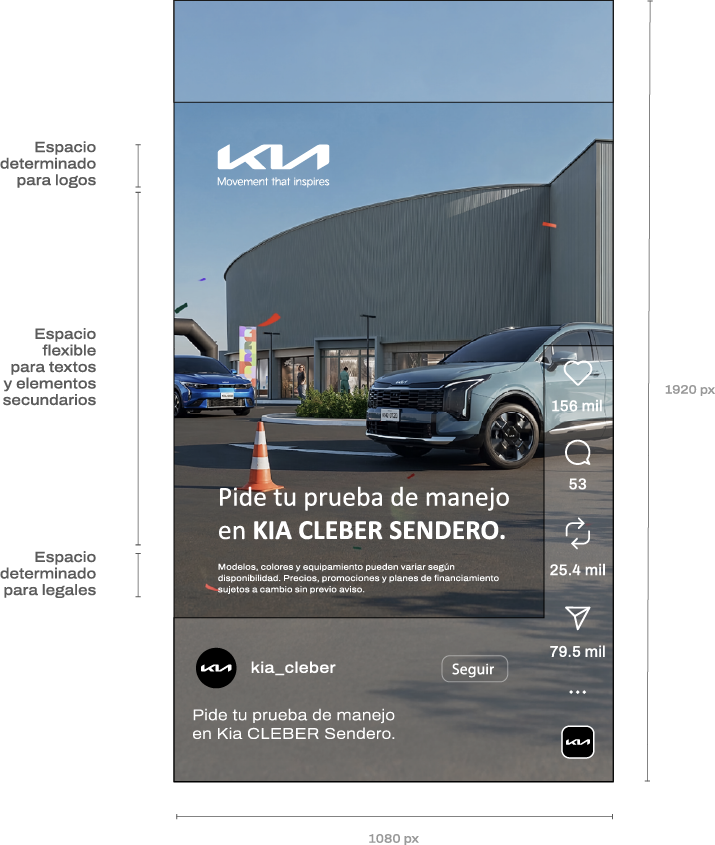 Instagram Reels: Diseño 1 logotipo 9:16