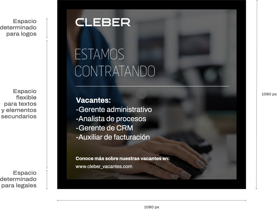 LinkedIn: Diseño Cuadrado un logo